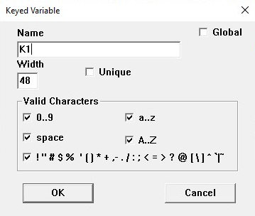 IMS5000 Variables