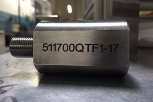 Aerospace Part Marking – Contract Parts Marking – Inkjet on Stainless Steel #5